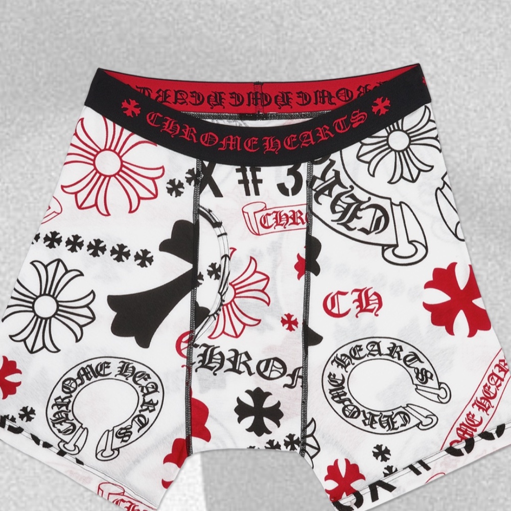 Chrome Hearts Classic Rib Boxer Mens SZ M BNIB - Picture 2 of 9